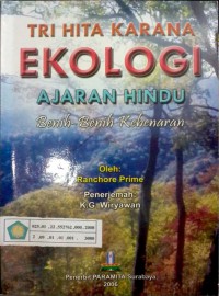 Image of Tri hita karana ekologi ajaran Hindu : benih-benih kebenaran